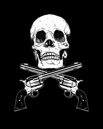 Skulls And Guns Wallpaper Skull N By Alex Barrera