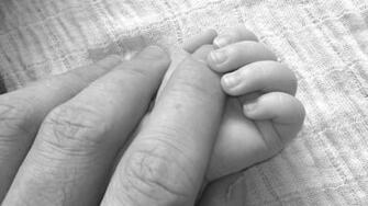 Baby Sweet Happy Human Papa Hands Wallpaper And Stock