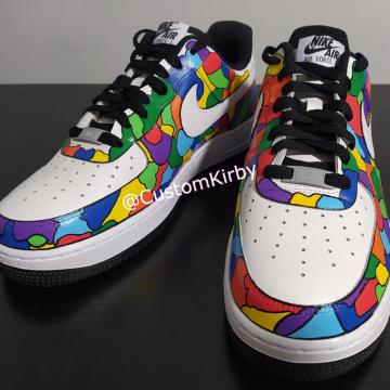 Womens Custom Nike Air Force Mosaic Design Perfect Present