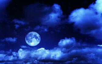 Blue Moon HD Wallpaper Wallpapercharlie