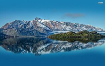 Pyramid Lake New Zealand Wallpaper