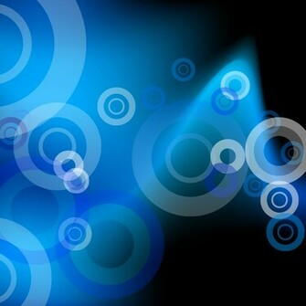 Blue Circles Background