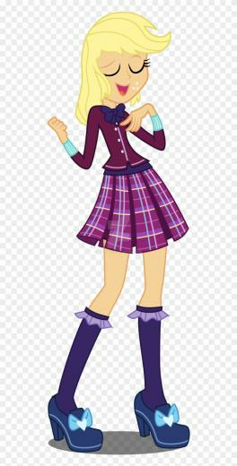 Applejack Crystal Prep Style By Airiana45