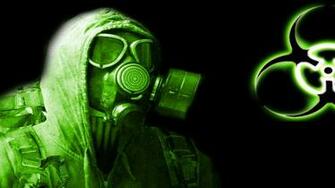 Green Biohazard Symbol 3d And Cg Wallpaper Desktop