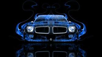 Pontiac Firebird Front Fire Abstract Car El Tony