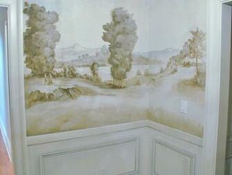 Grisaille Murals Wallpaper Art Screens Part Ii Laurel Home