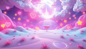 Aesthetic Cute Neon Wallpaper