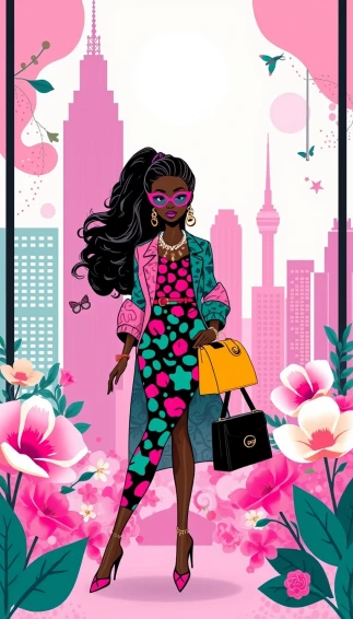 Black Barbie Wallpaper