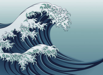 Japanese Wave Wallpaper