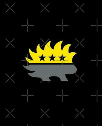 Ancap Libertarian Porcupine Black And Yellow Anarcho Capitalist