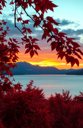Red Nature Wallpaper