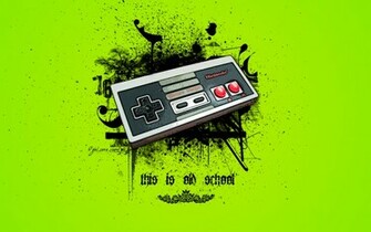 Nintendo Controller Vintage Wallpaper