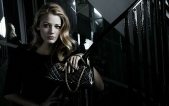 Blake Lively Posh Wallpaper Stock Photos