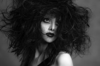 Black White Woman Face 4k Ultra HD Wallpaper