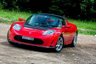 Tesla Roadster Red Color Cars Image And