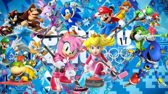 My Mario And Sonic At The Sochi Wallpaper By Daisyamyftw On