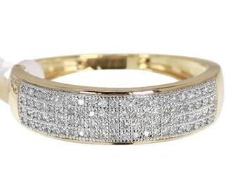 Pave Diamond Milgrain Wedding Ring Band Theweddingplans Net