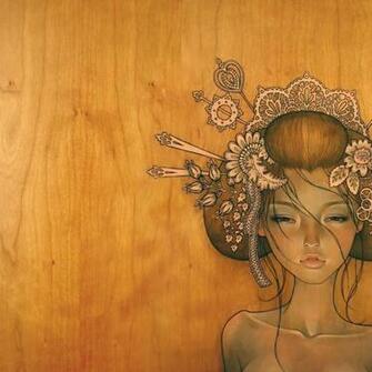 Wallpaper Audrey Kawasaki