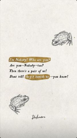 I M Nobody Who Are You Emily Dickinson Poems