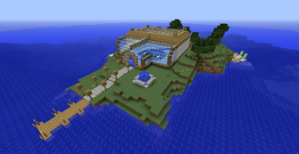 Minecraft Squid Wallpaper Temple By