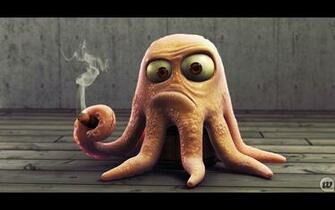 Cigar Wallpaper Octopus HD