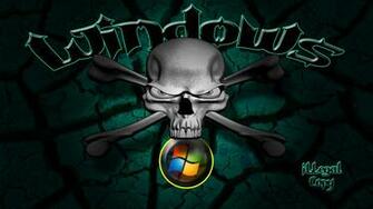Windows Skull Wallpaper