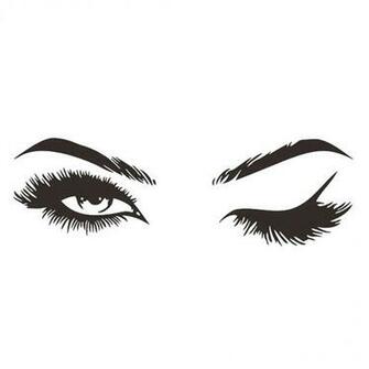 Creative Eyelashes Wall Sticker Room Decorations Home Wallpaper