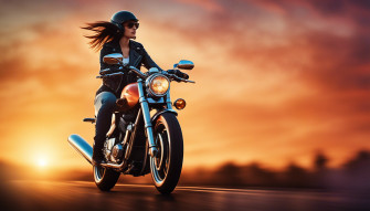 Motorcycle Girl Wallpaper