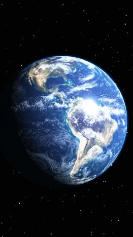 3d Earth And Moon iPhone Wallpaper iPhone5