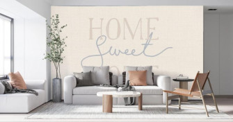 Home Sweet Wallpaper Mural Pvc