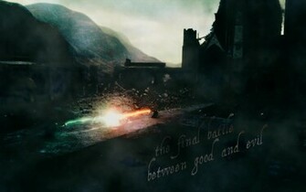 Harry Voldemort In Deathly Hallows Potter Wallpaper