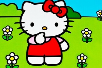 Kitty Hero Pretty Hello Wallpaper