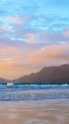 Beach Waves iPhone 5s Wallpaper
