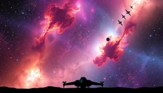 Opening Star Wars Space Background