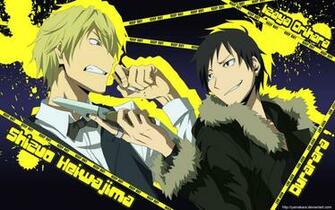 Drrr Wall Izaya Shizuo By Yamakara