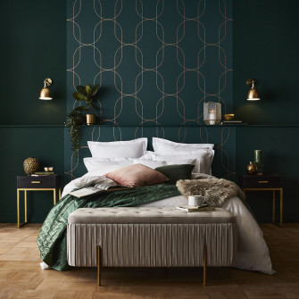 Green Wallpaper Light Dark Graham Brown Ca