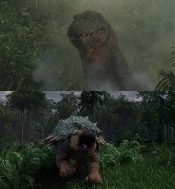 Bumpy Vs Godzillasaurus By Mnstrfrc