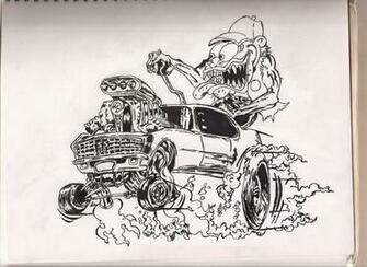Rat Fink Comix Skate Wallpaper