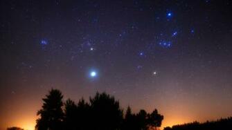 Jupiter Galaxy Aldebaran Betelgeuse Orion Rigel