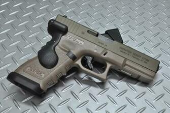 Wallpaper Glock Self Loading Pistol Weapon Background