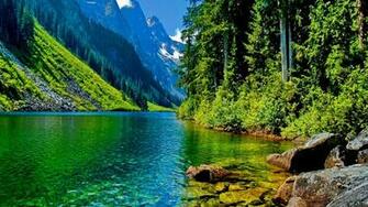 Nature Paysage Montagnes Rivi Re Les Arbres Rochers Fonds D