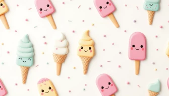 Cute Ice Cream Wallpaper