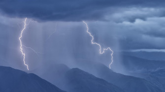 Nature Landscape Hill Mountain Rain Storm Clouds