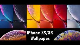 iPhone Xs And Xr Stock Wallpaper