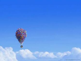Disney Wallpaper Up House Ballons Normal Postcard