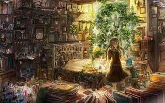 Cluttered Room Wallpaper Anime