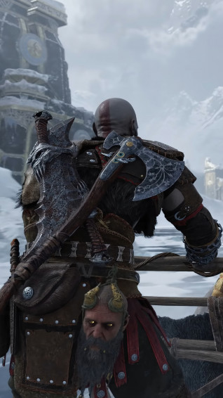 God Of War Ragnarok Kratos Ps5 4k Phone iPhone Wallpaper 7201b
