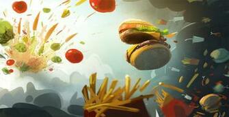 Fast Food Computer Wallpaper Desktop Background