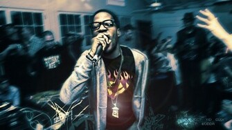 Kid Cudi Room Party Microphone Disco Full HD 1080p Background