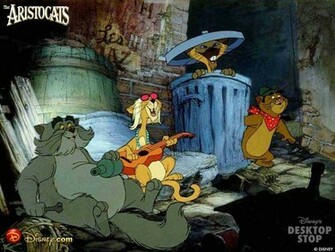 Aristocats Postcard Wallpaper Picture